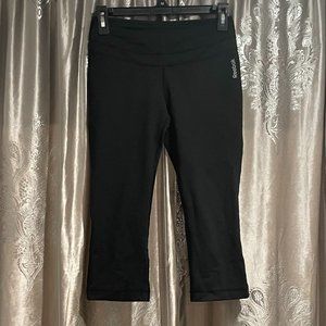Women's Reebok Black Capri Leggings